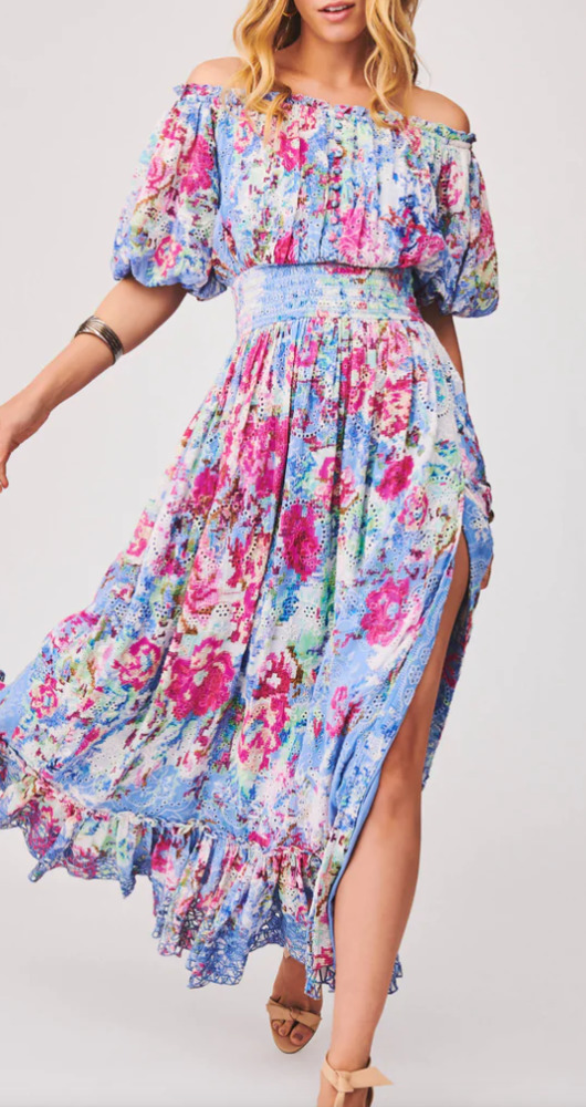 $645 Hemant Nandita Mila Long Dress XS-last one